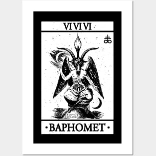 BAPHOMET, BAPHOMET TAROT CARD Posters and Art